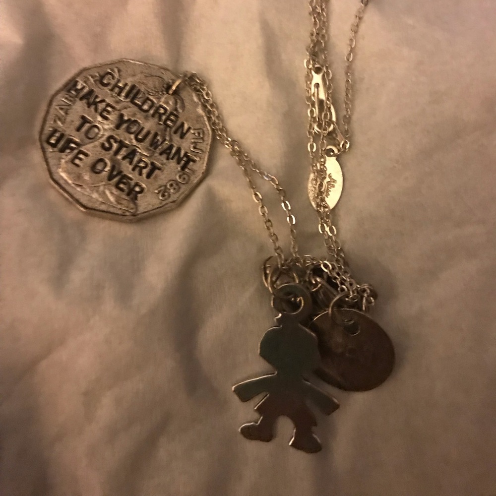 Alisa Michelle Sterling Silver Plated Necklace